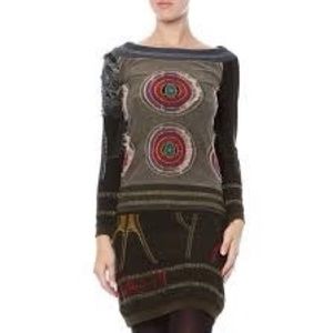Desigual Sweater Dress Size L/XL (European Cut)